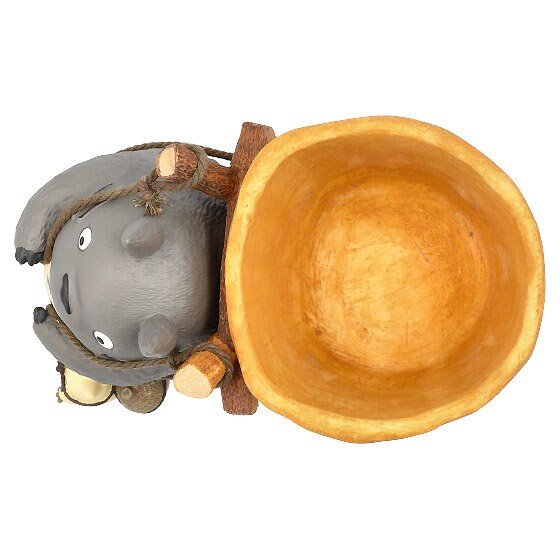 Official Ghibli Totoro with Basket Planter Cover • My Neighbor Totoro Pot/Home Decor/Interior Diorama - Kamaji Market