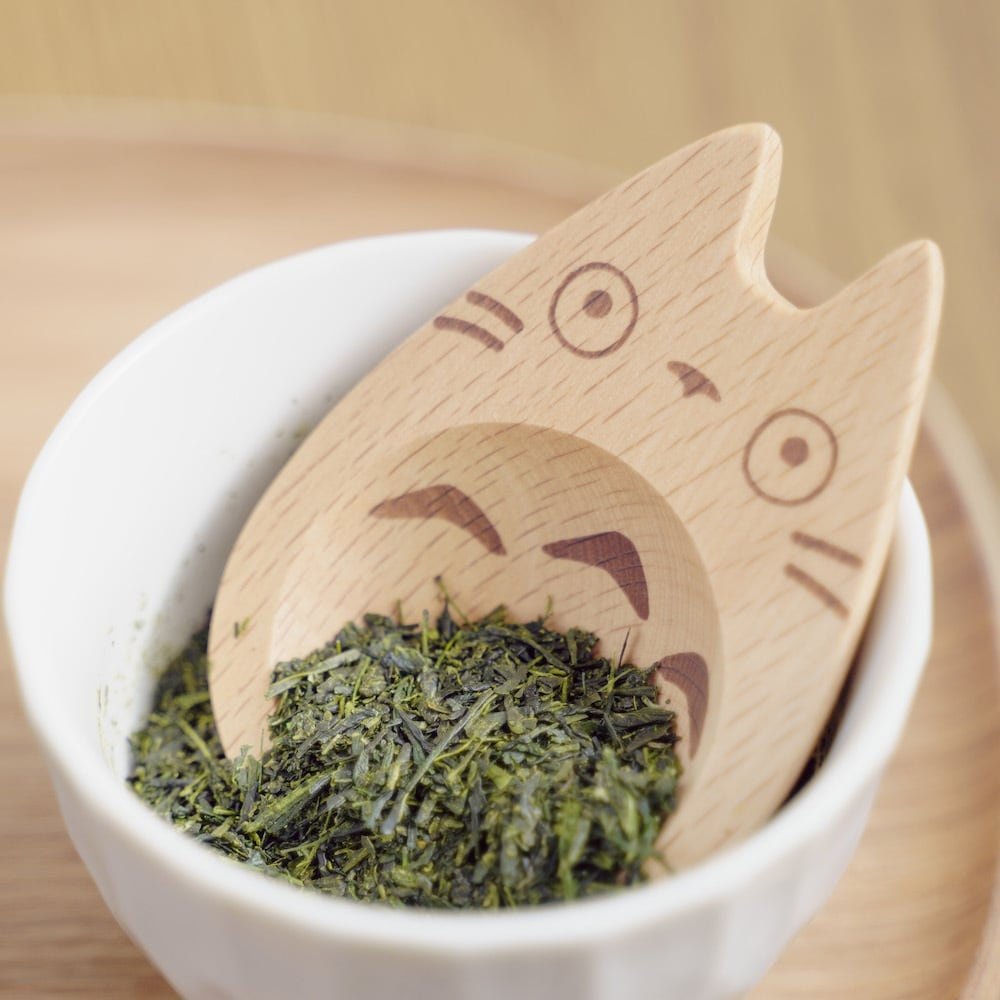 Official Ghibli Totoro Wooden Tea/Coffee/Seasoning Spoon • My Neighbor Totoro Green Tea Accessory • Japanese Tableware - Kamaji Market