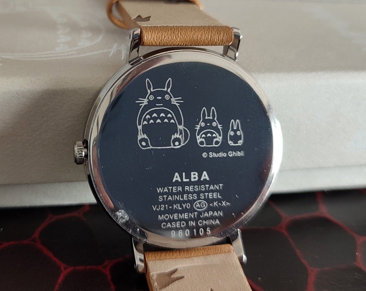Official Ghibli Totoro Wrist Watch • My Neighbor Totoro Japanese Clock • Anime Watches for Girl/Women • Water Resistant - Kamaji Market