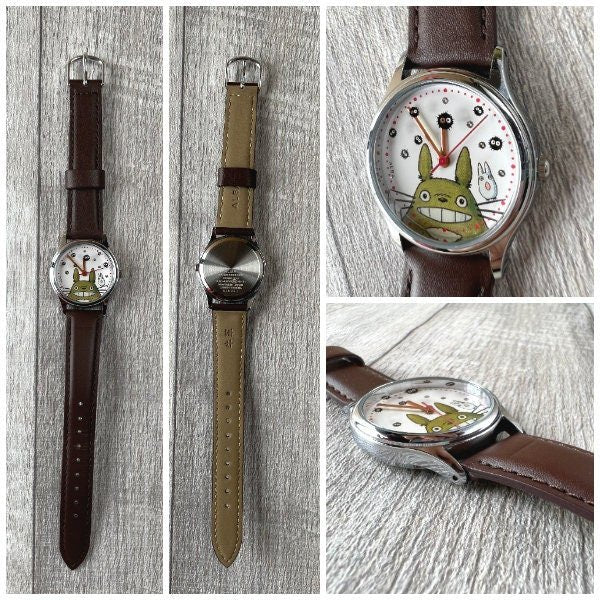 Official Ghibli Totoro Wrist Watch • My Neighbor Totoro Japanese Clock • Anime Watches for Men/Women • Water Resistant - Kamaji Market