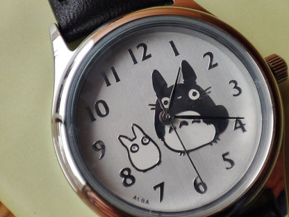 Official Ghibli Totoro Wrist Watch • My Neighbor Totoro Watch/Clock • Japanese Anime Watches - Kamaji Market