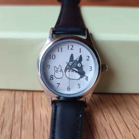Official Ghibli Totoro Wrist Watch • My Neighbor Totoro Watch/Clock • Japanese Anime Watches - Kamaji Market
