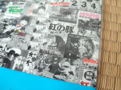 Official Ghibli Wall Art Picture/Folder • Howl, Totoro, Kikis Delivery, Mononoke, Spirited Away, Whispering Clear File - Kamaji Market