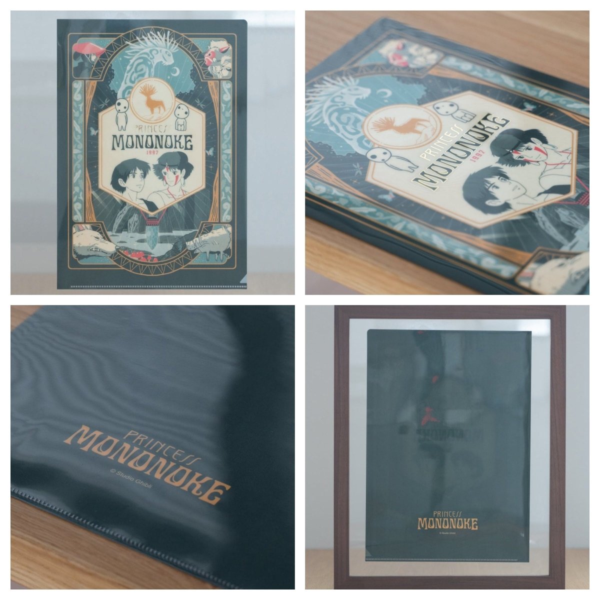 Official Ghibli Wall Art Picture/Folder • Howl, Totoro, Kikis Delivery, Mononoke, Spirited Away, Whispering Clear File - Kamaji Market
