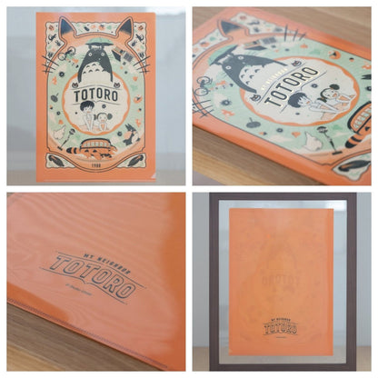 Official Ghibli Wall Art Picture/Folder • Howl, Totoro, Kikis Delivery, Mononoke, Spirited Away, Whispering Clear File - Kamaji Market