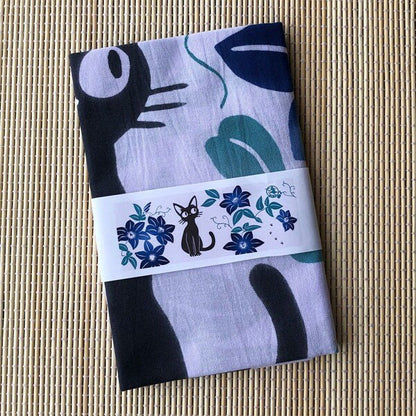 Official Ghibli Wall Hanging Hand - dyed • Kikis Delivery Service Tenugui/Wall Decor/Tapestry/Interior Decoration - Kamaji Market
