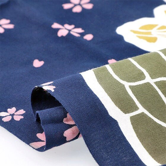 Official Ghibli Wall Hanging Hand - dyed • Laputa Castle in the Sky Tenugui/Wall Decor/Tapestry/Interior Decoration - Kamaji Market