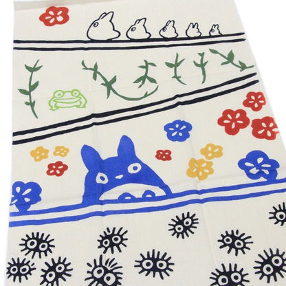 Official Ghibli Wall Hanging Hand - dyed • My Neighbor Totoro Tenugui/Wall Decor/Tapestry/Interior Decoration - Kamaji Market