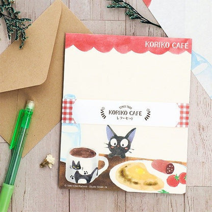 Official Ghibli Washi Letter Set • My Neighbor Totoro, Kikis Delivery Service Writing Paper/Message Card • Jiji Gigi Japanese Stationery - Kamaji Market
