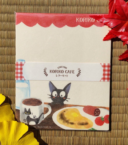 Official Ghibli Washi Letter Set • My Neighbor Totoro, Kikis Delivery Service Writing Paper/Message Card • Jiji Gigi Japanese Stationery - Kamaji Market
