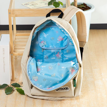 Official Ghibli Whisper of the Heart Backpack • Dwarf King & Elf Queen Outdoor Bag/Rucksack/Handbag/Daypack/Sack - Kamaji Market