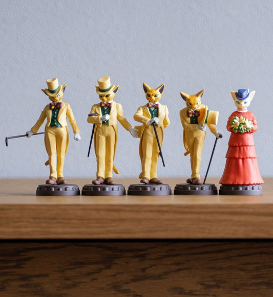 Official Ghibli Whisper of the Heart Baron Figure Set of 6 - Kamaji Market