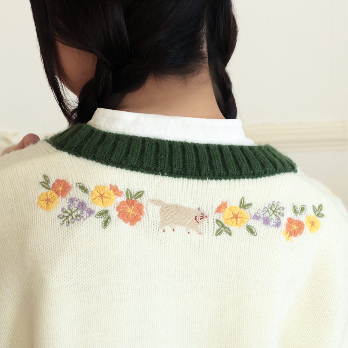 Official Ghibli Whisper of the Heart Cardigan • Sweater/Pullover/Jumper with Moon Cat - Kamaji Market