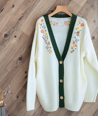 Official Ghibli Whisper of the Heart Cardigan • Sweater/Pullover/Jumper with Moon Cat - Kamaji Market