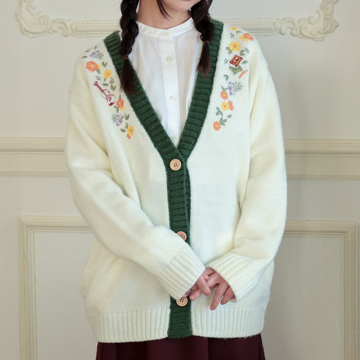 Official Ghibli Whisper of the Heart Cardigan • Sweater/Pullover/Jumper with Moon Cat - Kamaji Market