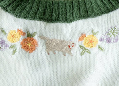 Official Ghibli Whisper of the Heart Cardigan • Sweater/Pullover/Jumper with Moon Cat - Kamaji Market