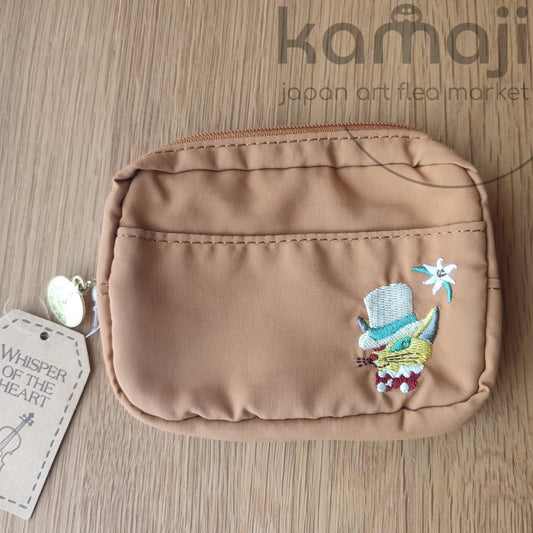 Official Ghibli Whisper of the Heart Pouch • Baron Case/Cosmetic Bag/Wallet/Purse • Cat Returns - Kamaji Market