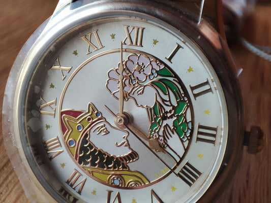 Official Ghibli Whisper of the Heart Watch • Dwarf King & Elf Queen Wrist Watch/Clock • Anime Watches - Kamaji Market