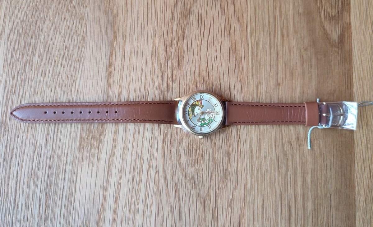 Official Ghibli Whisper of the Heart Watch • Dwarf King & Elf Queen Wrist Watch/Clock • Anime Watches - Kamaji Market