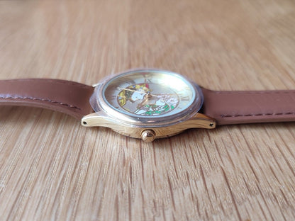 Official Ghibli Whisper of the Heart Watch • Dwarf King & Elf Queen Wrist Watch/Clock • Anime Watches - Kamaji Market