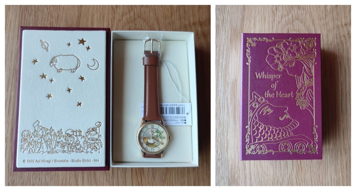 Official Ghibli Whisper of the Heart Watch • Dwarf King & Elf Queen Wrist Watch/Clock • Anime Watches - Kamaji Market