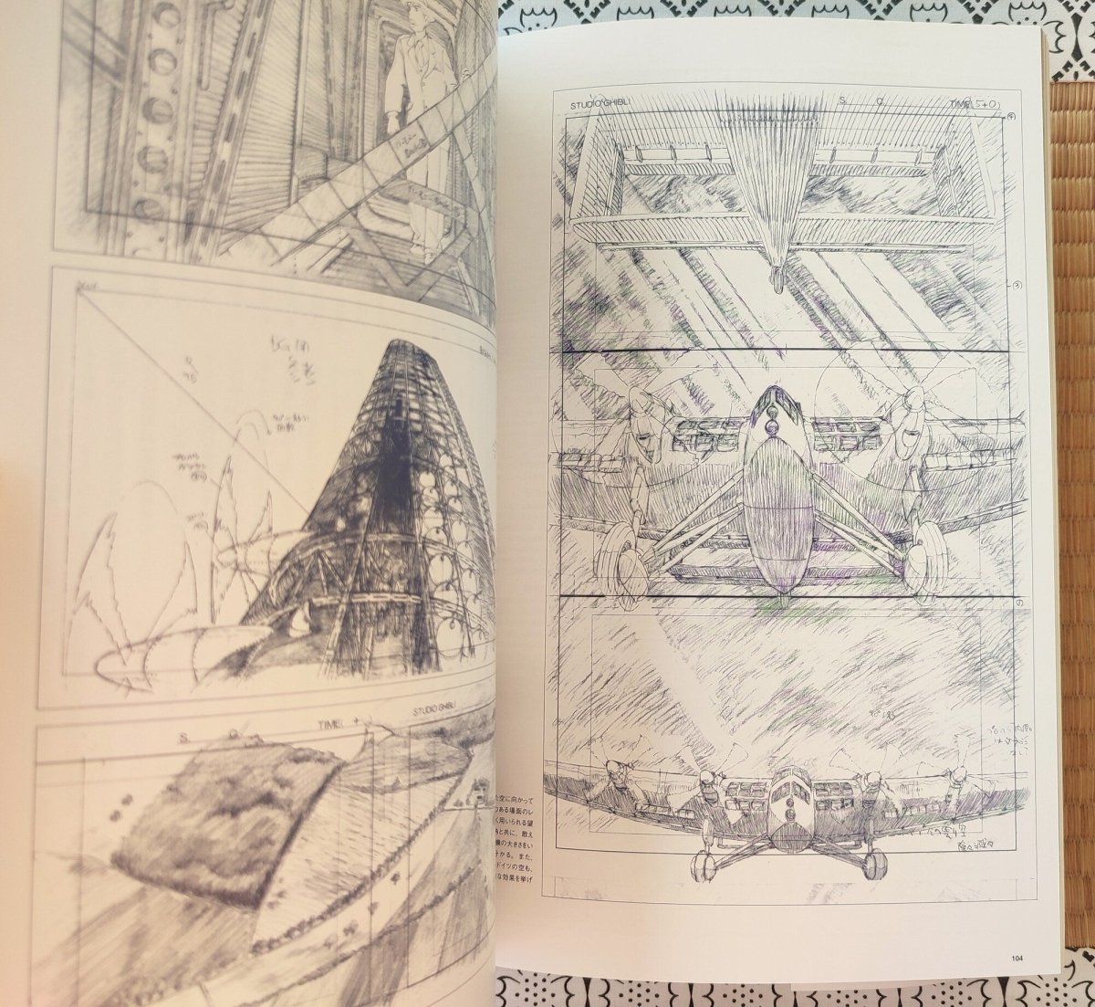 Official Ghibli Wind Rises Artbook 