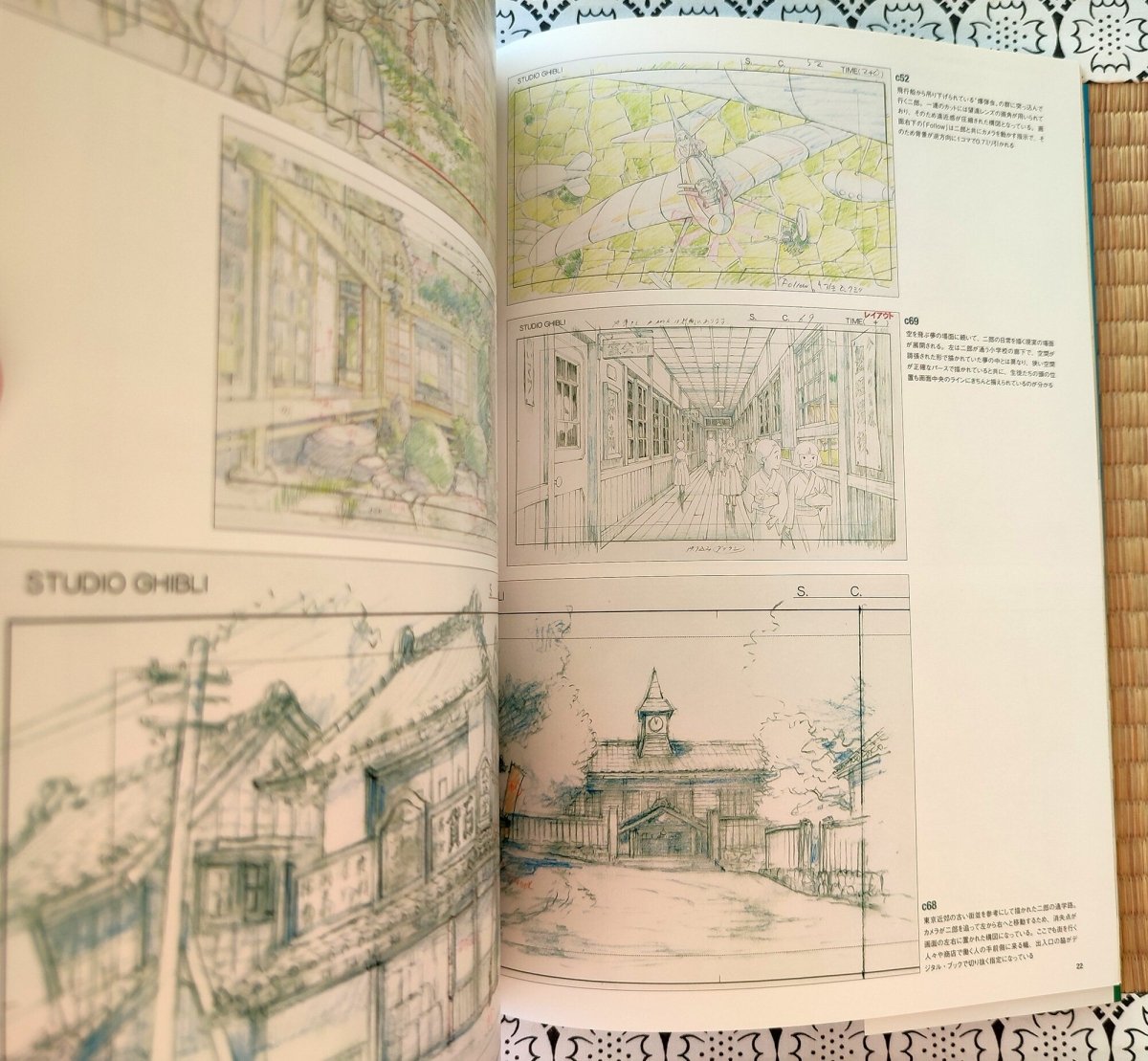 Official Ghibli Wind Rises Artbook "Roman Album" • The Wind Rises Anime Painting Art Book • Japanese - Kamaji Market