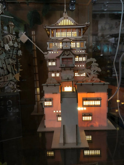 Official Ghibli Wooden 3D Puzzle/Figure • Spirited Away Figurine/Statue/Home Decor/Interior Diorama • Anime Craft - Kamaji Market