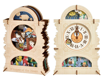 Official Ghibli Wooden Paper Theater/Puzzle • Whisper of the Heart Paper Craft/Interior Diorama/Home Decor • Anime Scene - Kamaji Market