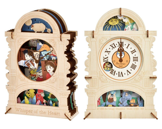 Official Ghibli Wooden Paper Theater/Puzzle • Whisper of the Heart Paper Craft/Interior Diorama/Home Decor • Anime Scene - Kamaji Market