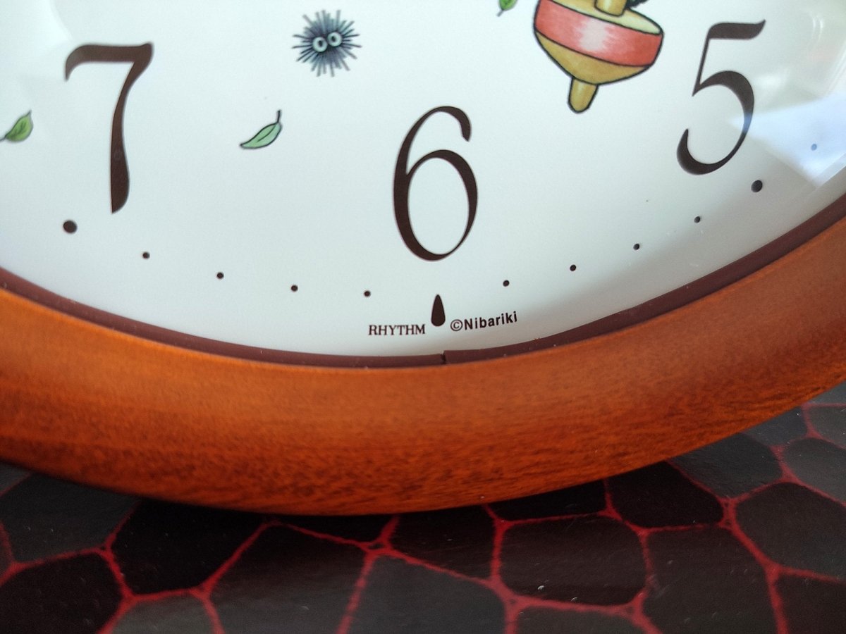 Official Ghibli Wooden Wall Clock • My Neighbor Totoro Wall Hanging / Home Decor Art / Interior Design - Kamaji Market
