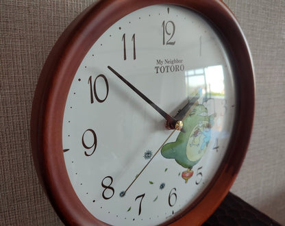 Official Ghibli Wooden Wall Clock • My Neighbor Totoro Wall Hanging / Home Decor Art / Interior Design - Kamaji Market