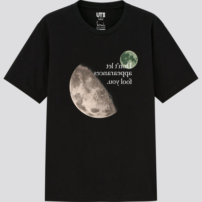 Official Haruki Murakami "1Q84" Black T-Shirt • Murakami RADIO Uniqlo UT - Kamaji Market