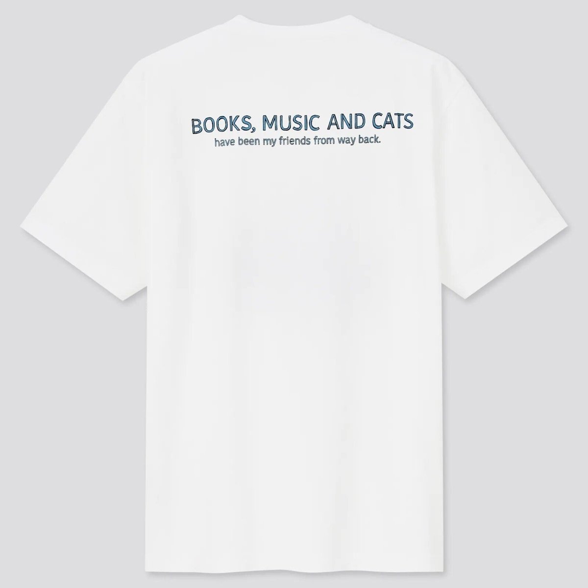 Official Haruki Murakami "Murakami RADIO" White T-shirt • Murakami RADIO UT White Tees with Cat • Japanese Art Merchandise Gift - Kamaji Market