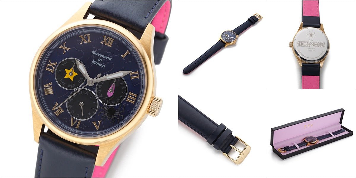 Official Hunter x Hunter Hisoka Morow Wrist Watch • Purple/Blue Japanese Watches • TiCTAC - Kamaji Market