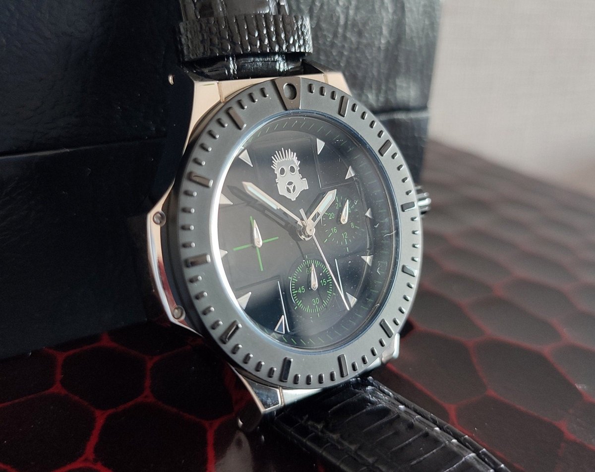 Official Dorohedoro Wrist Watch • Caiman Black/Green Anime Watches