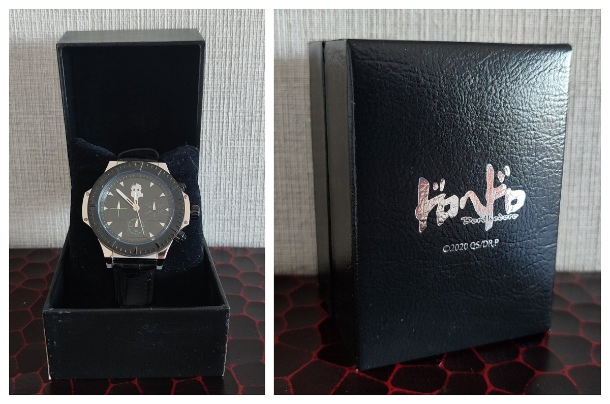 Official Dorohedoro Wrist Watch • Caiman Black/Green Anime Watches