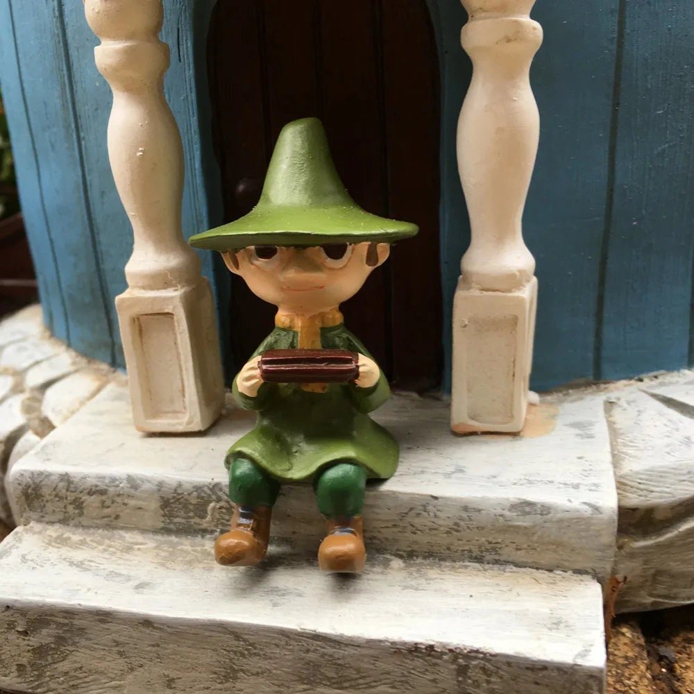 Official Moomin Huge Planter Cover/Stand/Urn • Figure/Figurine/Statue/Home Gardening Decor/Interior Diorama • Moomintroll, Little My - Kamaji Market