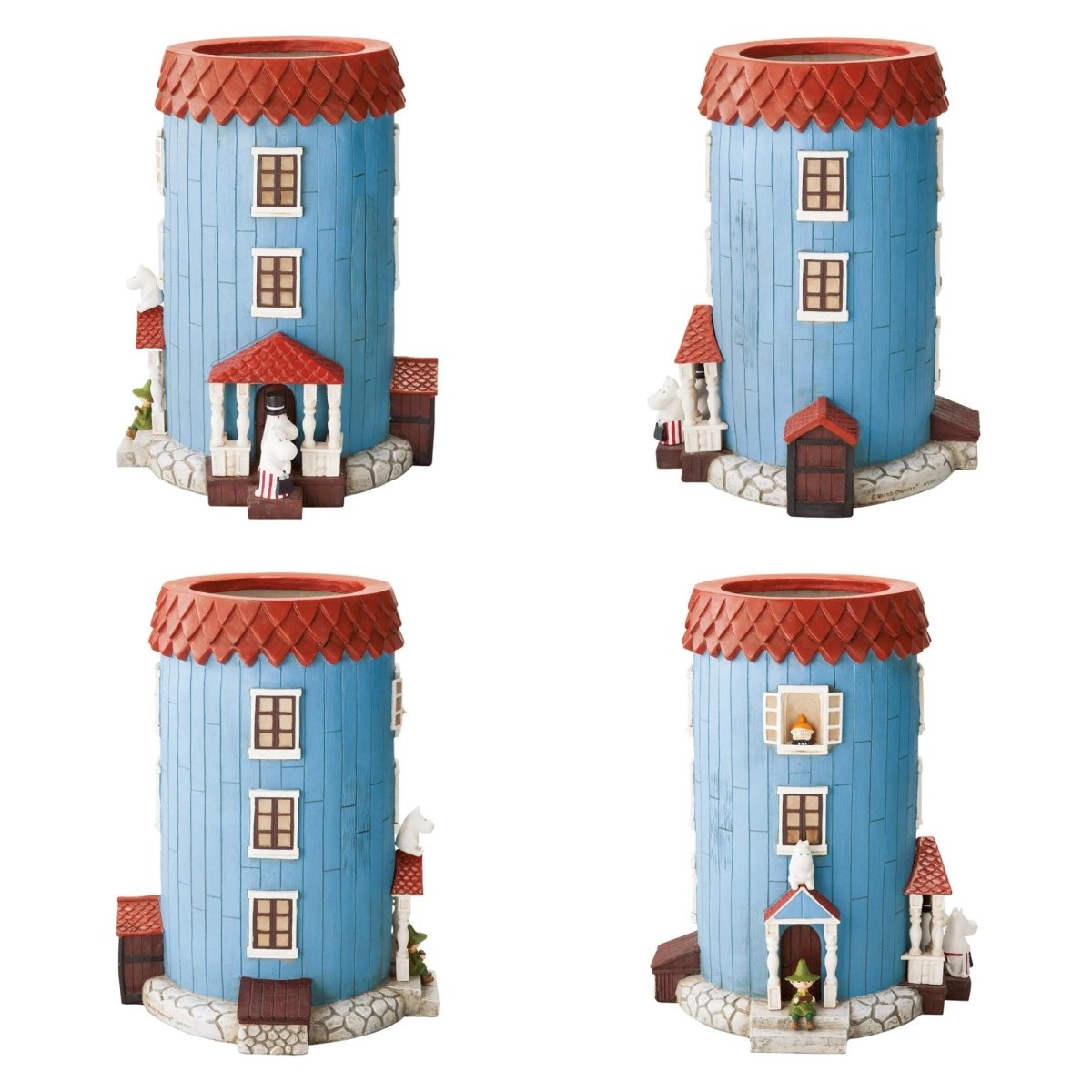 Official Moomin Huge Planter Cover/Stand/Urn • Figure/Figurine/Statue/Home Gardening Decor/Interior Diorama • Moomintroll, Little My - Kamaji Market