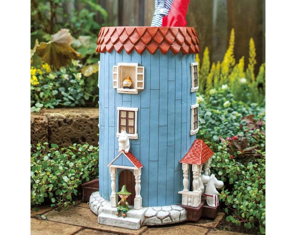 Official Moomin Huge Planter Cover/Stand/Urn • Figure/Figurine/Statue/Home Gardening Decor/Interior Diorama • Moomintroll, Little My - Kamaji Market