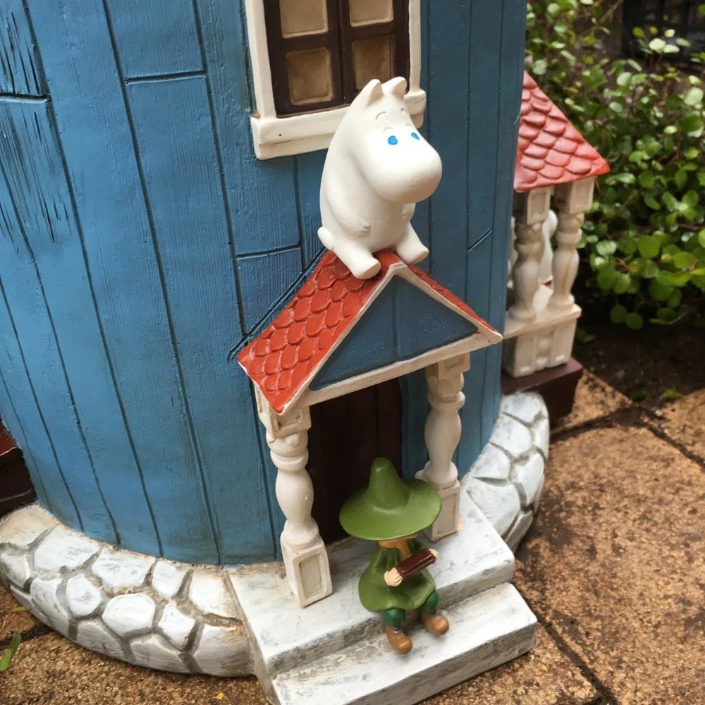 Official Moomin Huge Planter Cover/Stand/Urn • Figure/Figurine/Statue/Home Gardening Decor/Interior Diorama • Moomintroll, Little My - Kamaji Market