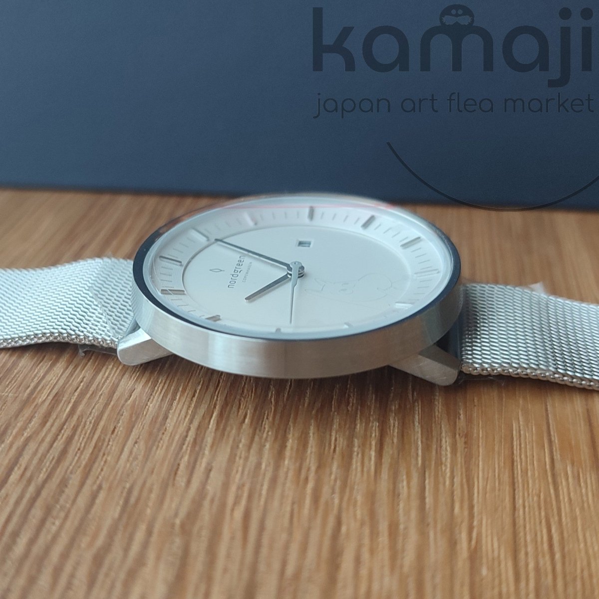 Official Moomins Nordgreen Wrist Watch • Moomintroll Gray Japanese Watches • Lim. 1000 - Kamaji Market