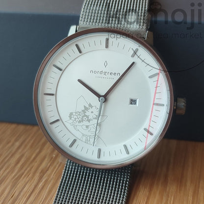 Official Moomins Nordgreen Wrist Watch • Snufkin Gunmetal Gray Japanese Watches • Lim. 1000 - Kamaji Market