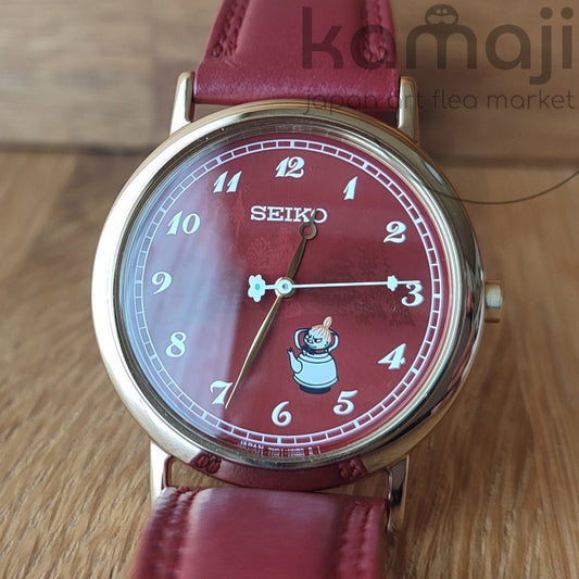 Official Moomins SEIKO Wrist Watch • Little My Red/Golden Japanese Watches • Lim. 2000 - Kamaji Market