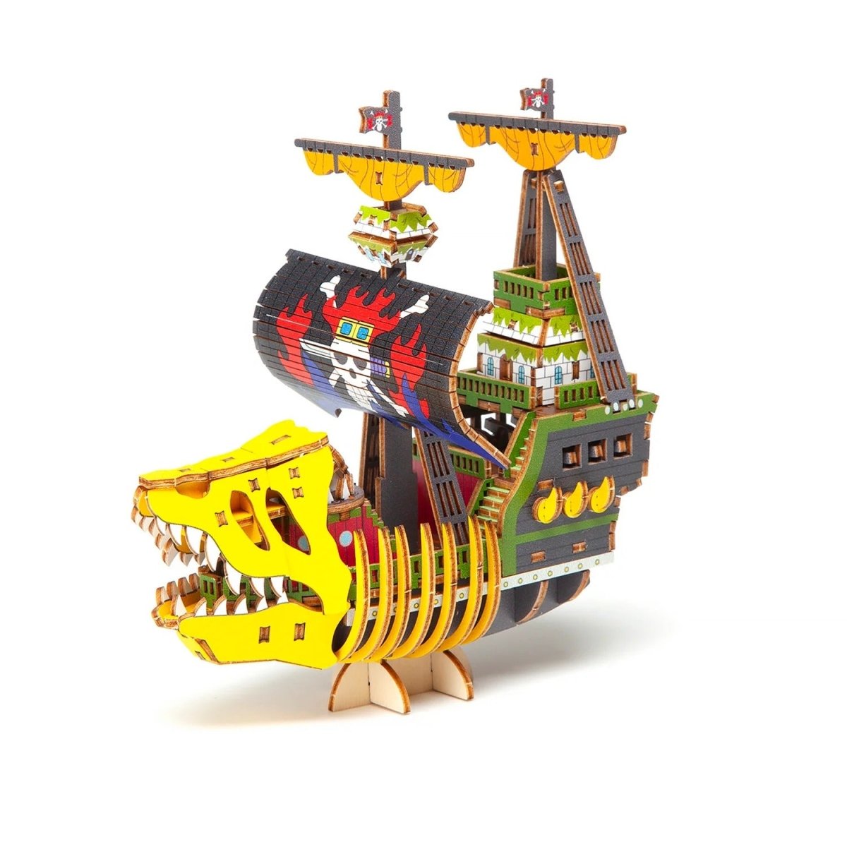 Official One Piece Wooden Art 3D Puzzle • Victoria Punk Colored KI - GU - MI - Kamaji Market