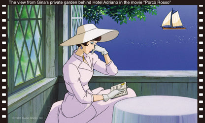 Official Porco Rosso Wall Art/Window Picture • Ghibli Museum Exclusive - Kamaji Market