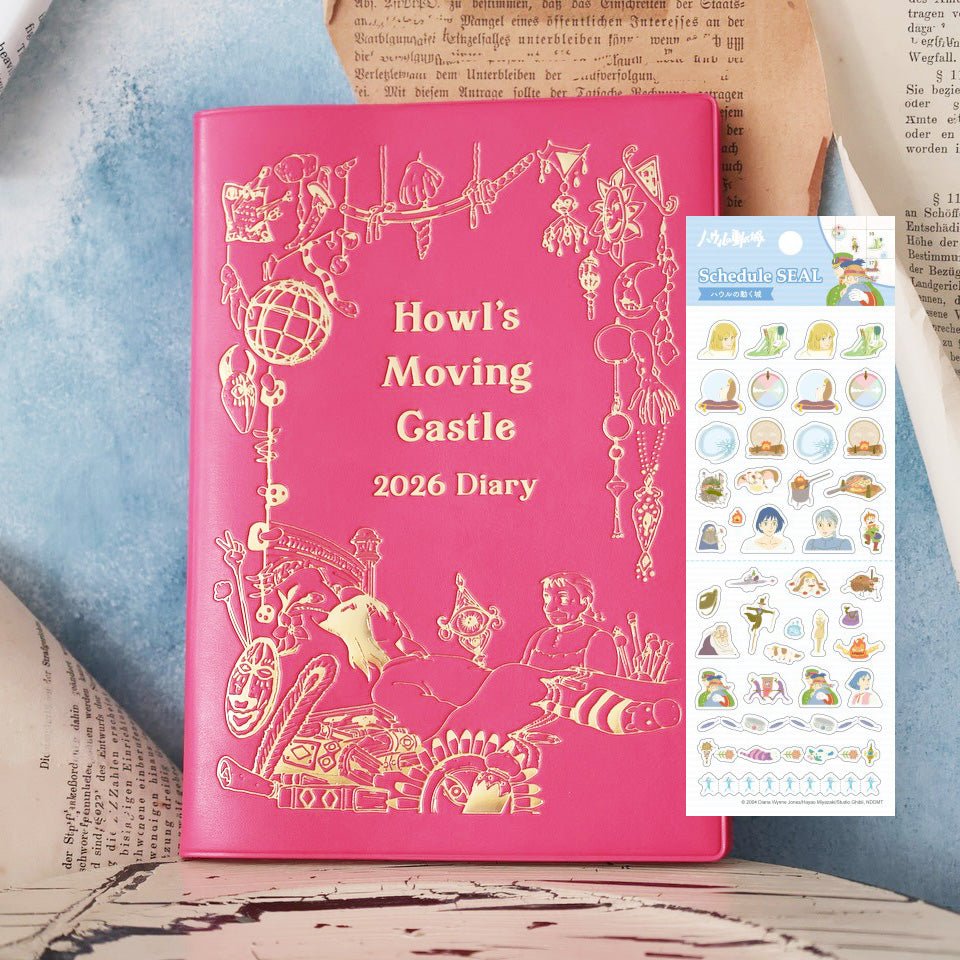 Official Studio Ghibli 2026 Planner/Schedule Book/Diary • Howl, Totoro, Spirited Away, Kikis Delivery Service - Kamaji Market