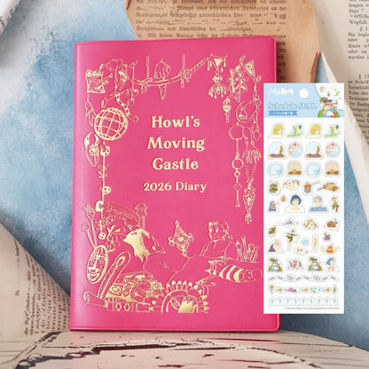 Official Studio Ghibli 2026 Planner/Schedule Book/Diary • Howl, Totoro, Spirited Away, Kikis Delivery Service - Kamaji Market