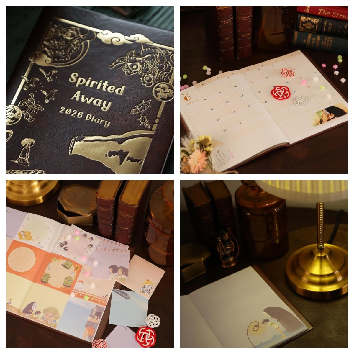Official Studio Ghibli 2026 Planner/Schedule Book/Diary • Howl, Totoro, Spirited Away, Kikis Delivery Service - Kamaji Market