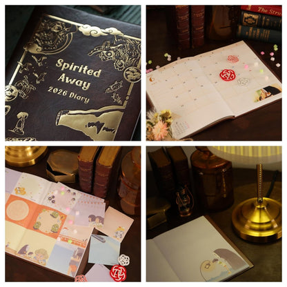 Official Studio Ghibli 2026 Planner/Schedule Book/Diary • Howl, Totoro, Spirited Away, Kikis Delivery Service - Kamaji Market